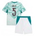 Portugal Diogo Dalot #5 Bortedraktsett Barn VM 2026 Korte ermer (+ Korte bukser)